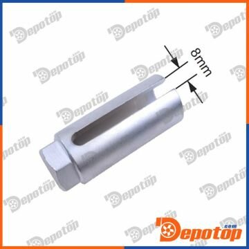 Douille pour sonde lambda capteur Oxygen cable 3/8 x22mm(7/8``) 8mm