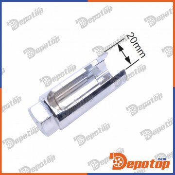 Douille pour sonde lambda capteur Oxygen cable 3/8 x22mm (7/8``) 20mm